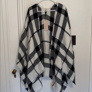 Black&White checker shawl